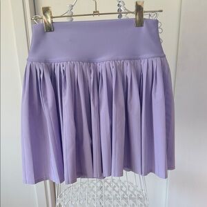 Alo Lavender Pleated Skirt Grand Slam Tennis Ball Pockets Size Large